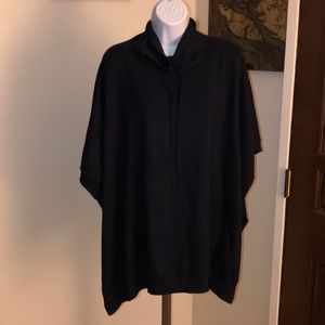 Gap Poncho Oversized Sweater Navy Size M
